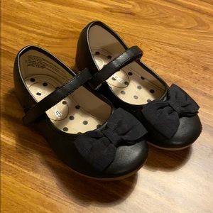 Cherokee Girls Black Dress Shoes 8